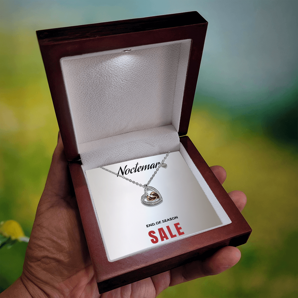 Baby Feet Heart Necklace - Noctemar edition